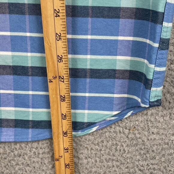 J Crew Flex Oxford Button Down Shirt Men's Large Plaid Causal Preppy Formal - Picture 11 of 13